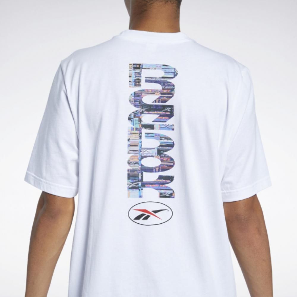 Reebok Стильная мужская футболка Reebok Cl Glitch Tee