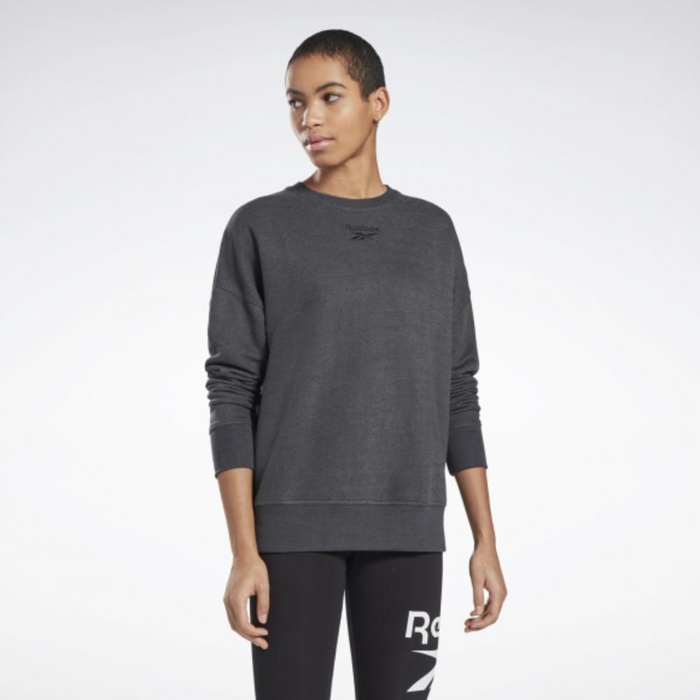 Reebok Удобный женский джемпер Reebok Te Textured Crew