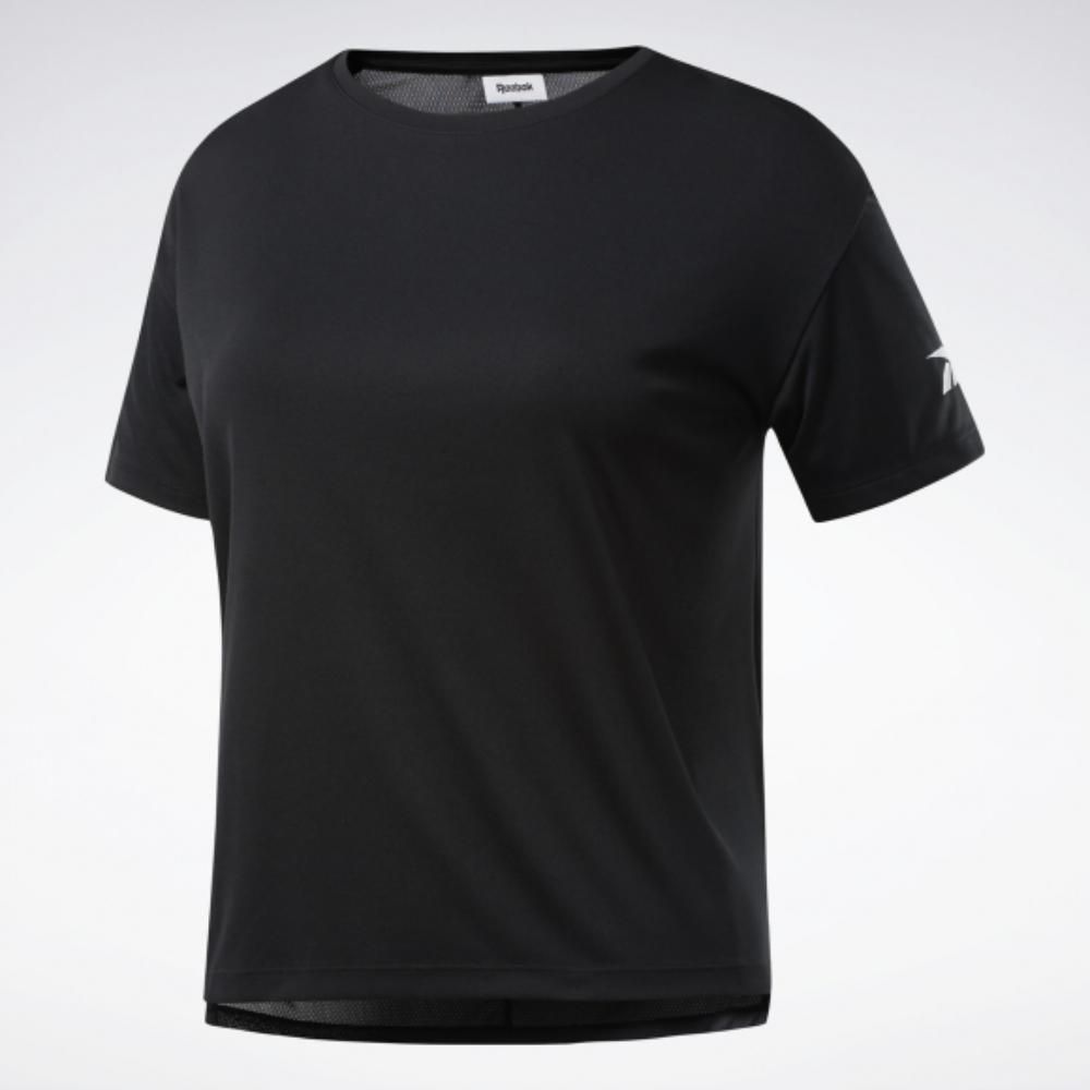 Reebok Комфортная женская футболка Reebok Wor Comm Poly Tee Solid