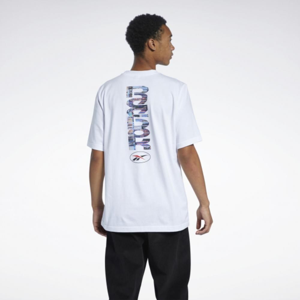 Reebok Стильная мужская футболка Reebok Cl Glitch Tee