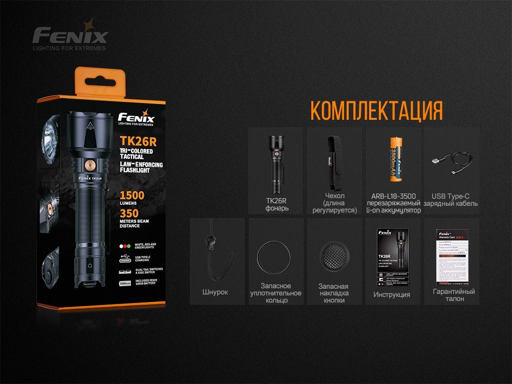 Fenix Фонарь тактический Fenix TK26R