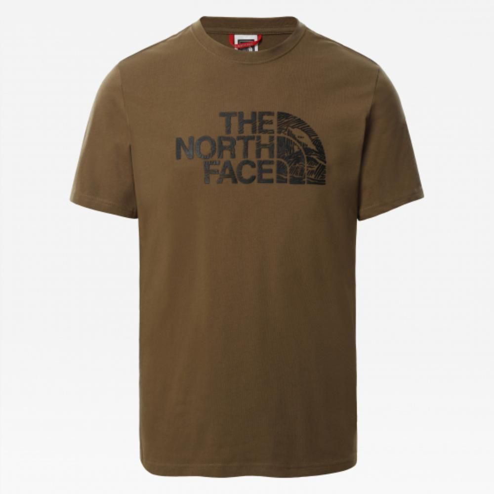 The North Face Качественная мужская футболка The North Face M S/s Wood Dome Tee