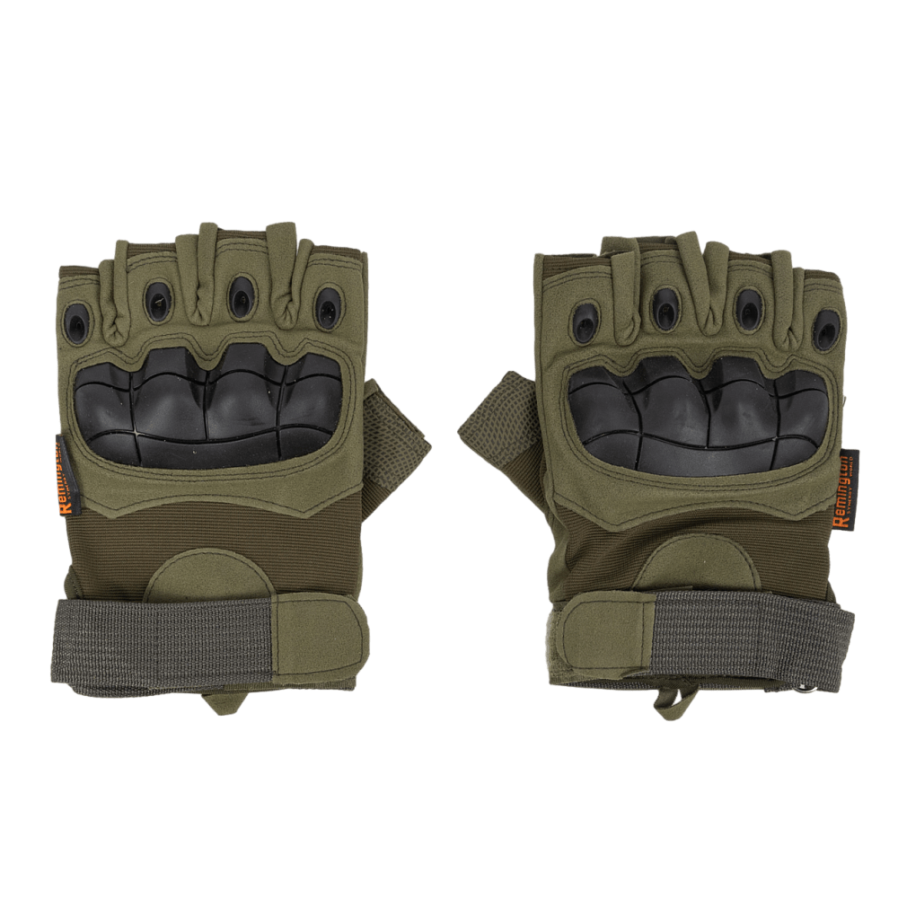 Remington Перчатки Remington Tactical Gloves Half Finger Gloves Army Green