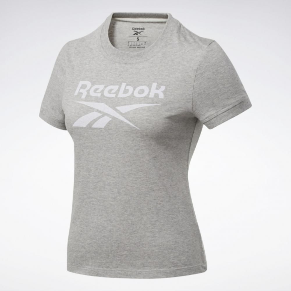 Reebok Удобная женская футболка Reebok Te Texture Logo Tee