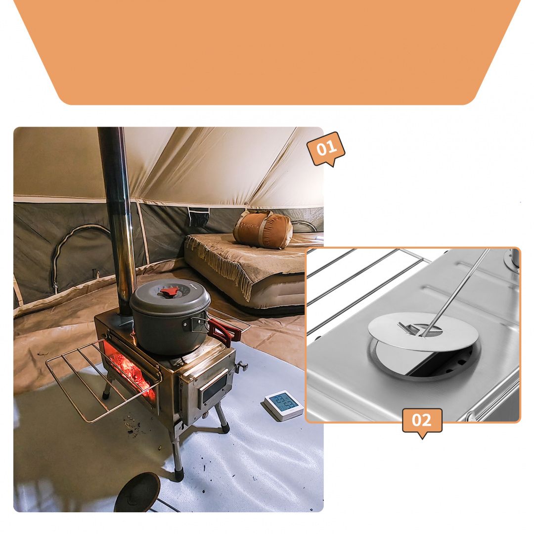 KingCamp Походная дровяная печь King Camp 2319 Hot Tent Stove