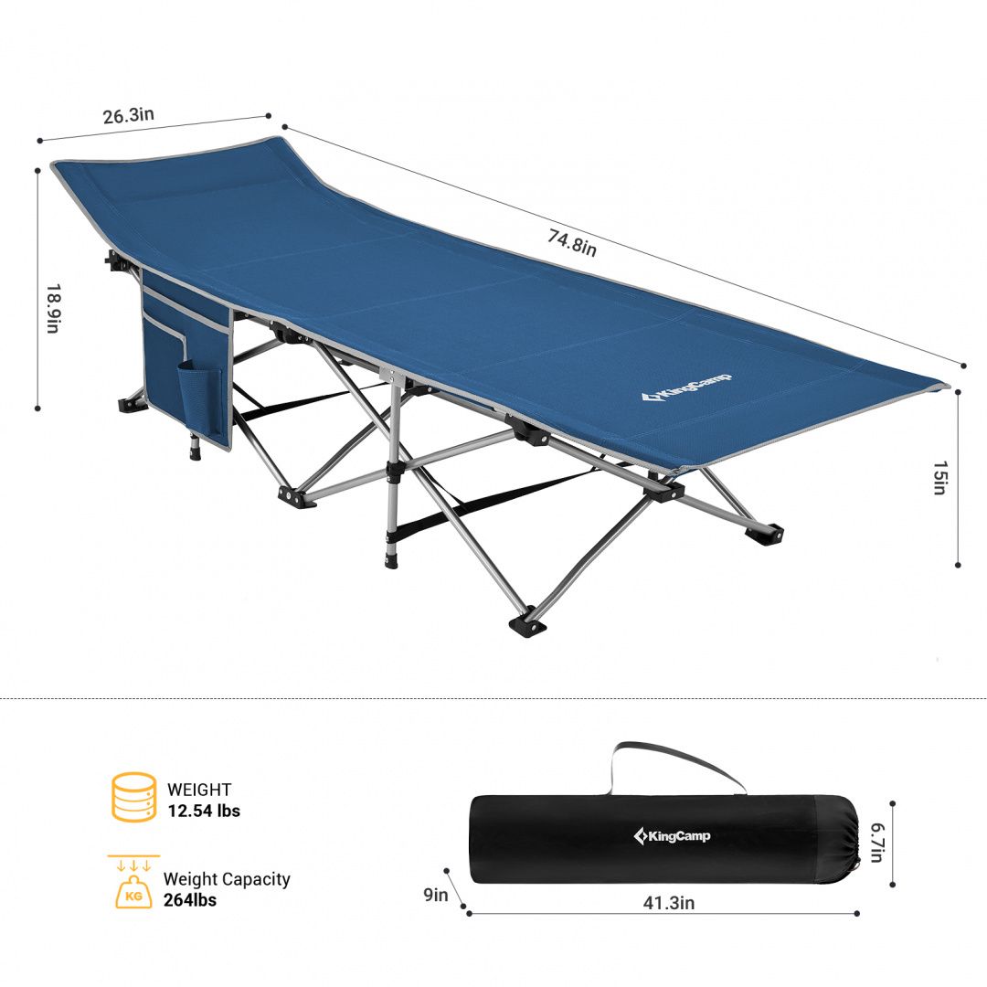 KingCamp Складная кровать King Camp 2026 Camping Jak Cot