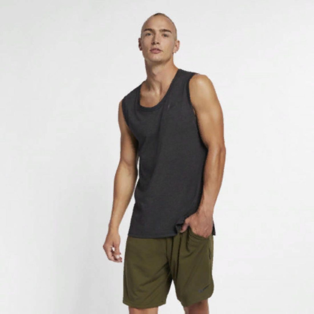 Nike Комфортная мужская футболка Nike M Nk Brt Tank Hpr Dry