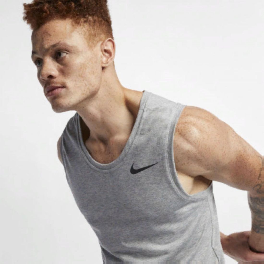 Nike Комфортная мужская футболка Nike M Nk Brt Tank Hpr Dry