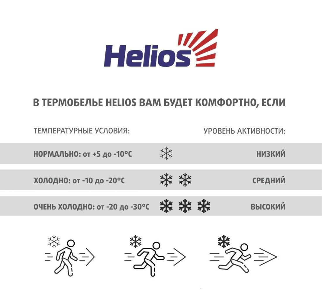 Следопыт Термобелье мужское Helios Thermo-Soft