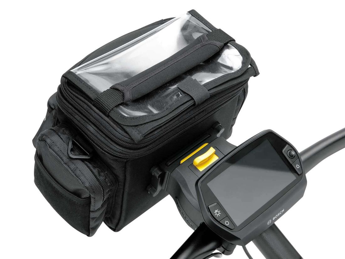 TOPEAK Удобная сумка на руль с чехлом от дождя в комплекте Topeak TourGuide HandleBar Bag с креплением fixer 8e