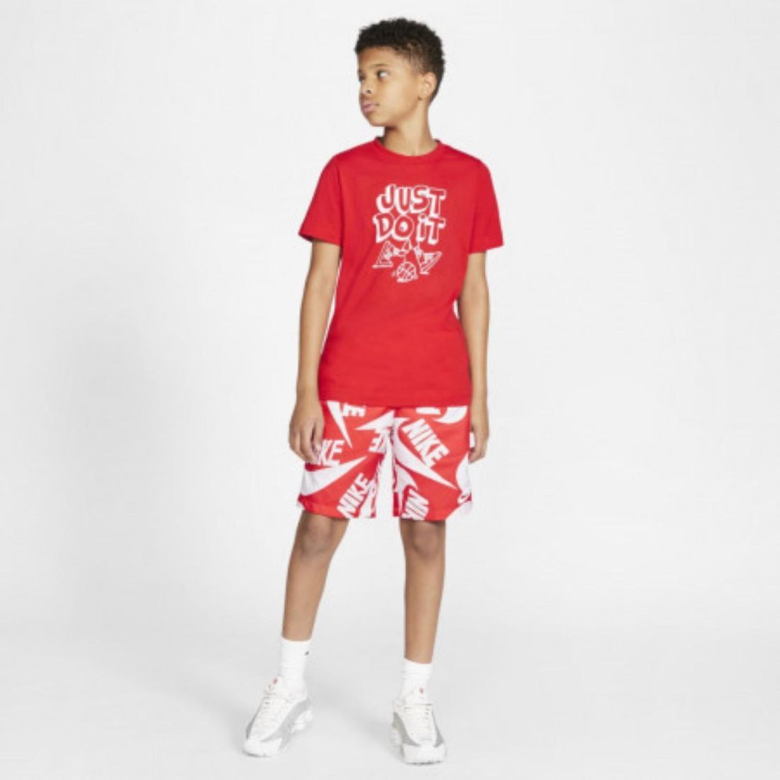 Nike Стильная детская футболка Nike B Nsw Tee JDI Cartoon Legs