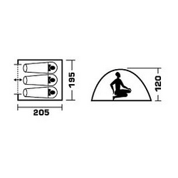 Trek Planet Палатка туристическая Trek Planet Fisherman 3
