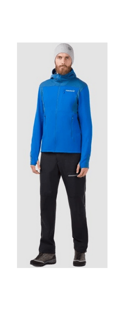 Norrona Флисовая куртка с капюшоном Norrona Falketind Warm1 Stretch Zip Hoodie