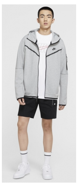 Nike Ветровка для мужчин Nike NSW TCH FLC hoodie fz wr