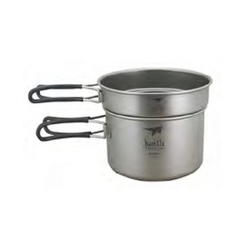 Keith Набор посуды из титана Keith Ti6012 Ultralight 2-piece CookSet