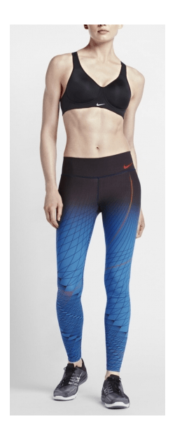 Nike Тайтсы спортивные Nike W NK Pwr Lgndry Tght Eng Olymp