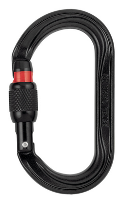 Petzl Надежный овальный карабин Petzl Oxan Screw-Lock