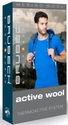 BRUBECK Футболка мужская BRUBECK Active Wool