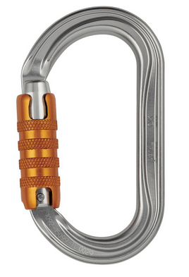 Petzl Алюминиевый овальный карабин Petzl Ok Triact-Lock