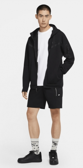 Nike Ветровка для мужчин Nike NSW TCH FLC hoodie fz wr