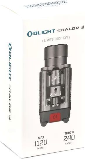 Olight Пистолетный тактический фонарь Olight Baldl RL Gunmetal Grey