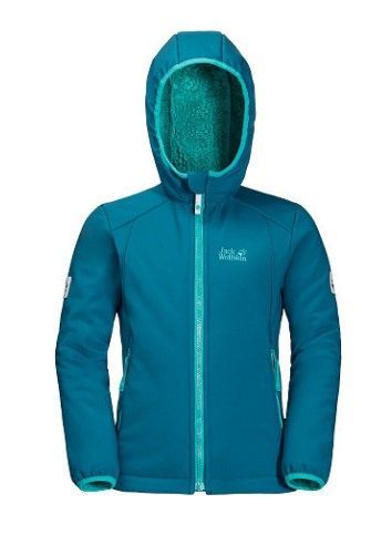 Jack Wolfskin Теплая флисовая куртка для девочки Jack Wolfskin Kissekatt Jacket Girls