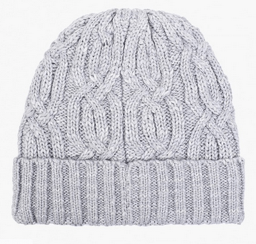 The North Face Вязаная шапка с подворотом The North Face Cable Minna Beanie