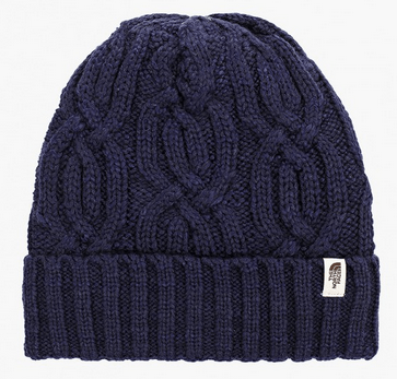 The North Face Вязаная шапка с подворотом The North Face Cable Minna Beanie