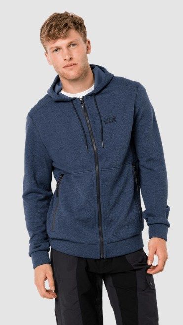 Jack Wolfskin Легкая флисовая куртка Jack Wolfskin Finley Hooded Jacket M