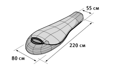 Alexika Спальник с левой молнией для летних восхождений Alexika Tibet (комфорт +5)