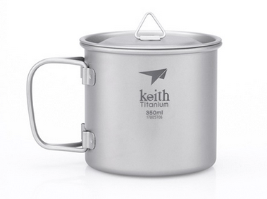 Keith Ультралегкая кружка Keith Ti3240 Ultralight Mug Titan 0.35