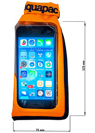 Aquapac Удобная гермосумка Aquapac Mini Stormproof Phone Case Orange