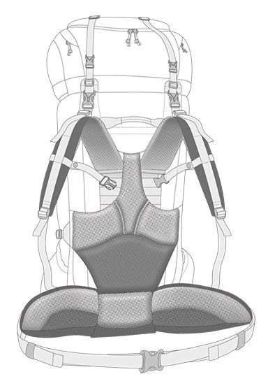 Сплав Рюкзак походный Сплав Titan 125 v.2