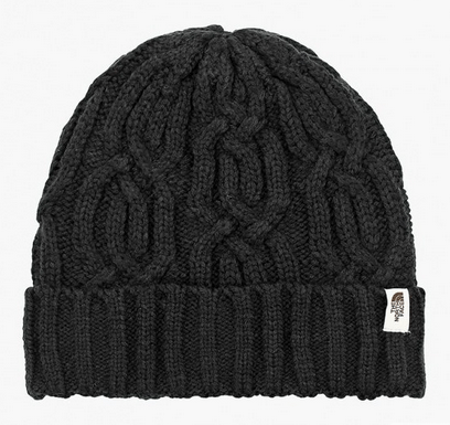 The North Face Вязаная шапка с подворотом The North Face Cable Minna Beanie