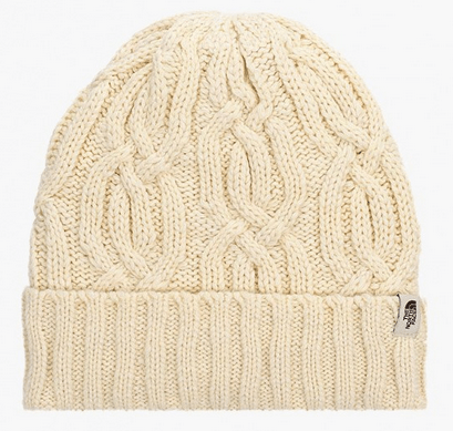 The North Face Вязаная шапка с подворотом The North Face Cable Minna Beanie