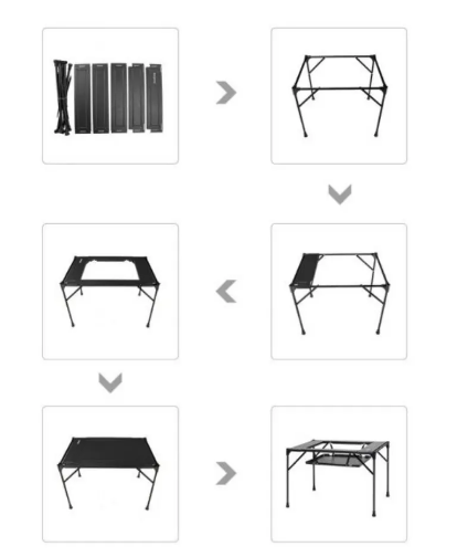 KingCamp Стол складной King Camp 1911 Ultra-light Grilling Table