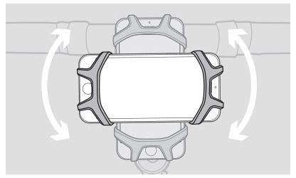 TOPEAK Удобное крепление для смартфона Topeak Omni RideCase w/Strap Mount, fit smart phone from 4.5" to