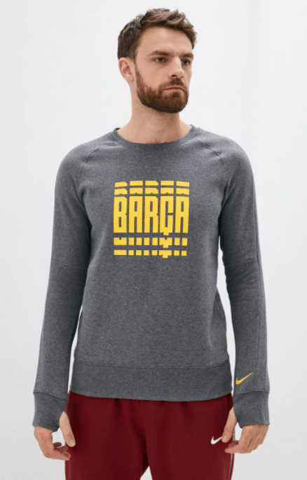 Nike Спортивный джемпер Nike FCB M NK GFA FLC LS CRW II