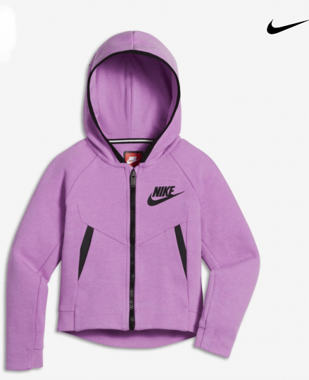 Nike Толстовка для детей Nike NKG G NSWTCH FLC HOODIE FZ