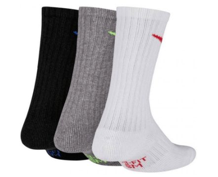 Nike Носки универсальные Nike Performance Cushioned Crew Training Socks (3 Pair) Kids' 