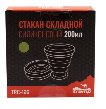 Tramp Компактный силиконовый стакан Tramp 200мл