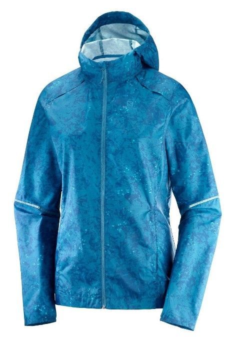 Salomon Удобная ветровка Salomon Agile Wind Print Hoodie W