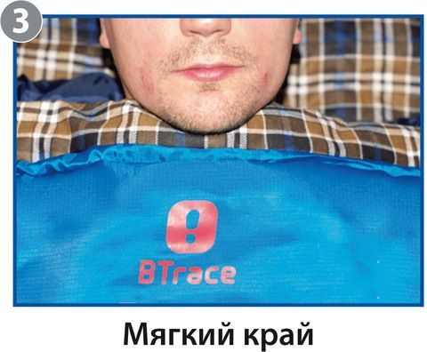 BTrace Удобный спальный мешок с правой молнией BTrace Duvet (комфорт 0)