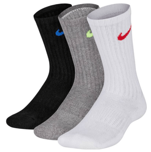 Nike Носки универсальные Nike Performance Cushioned Crew Training Socks (3 Pair) Kids' 