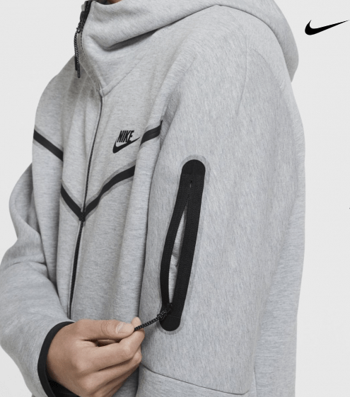 Nike Ветровка для мужчин Nike NSW TCH FLC hoodie fz wr