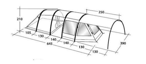 Outwell Палатка шестиместная Outwell Roswell 6A