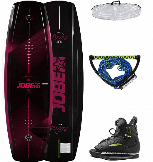 Jobe Комплект Вейкборд для райдеров Jobe Vanity Wakeboard & Maze Bindings Package