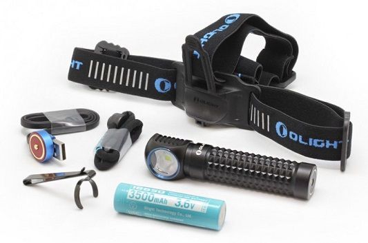 Olight Налобный надежный фонарь Olight Perun CW