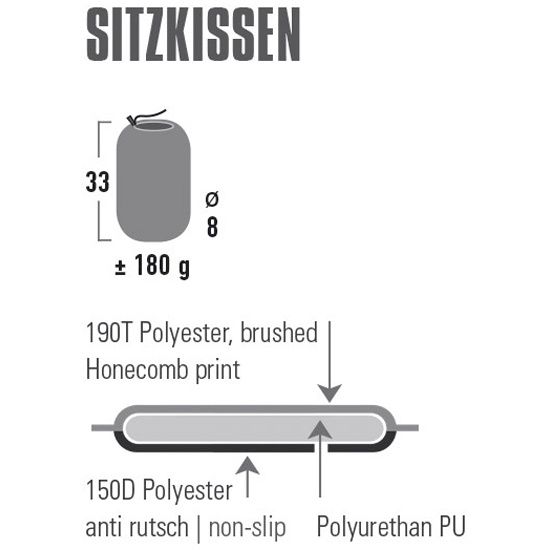 High Peak Подушка самонадувающаяся High Peak Sitzkissen