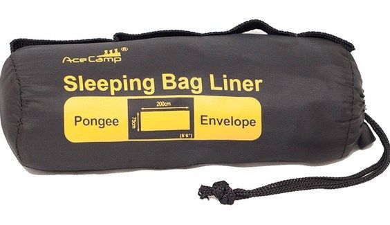 Ace Camp Удобный прямоугольный вкладыш в спальный мешок Ace Camp Sleeping Bag Liner Polyester Envelope